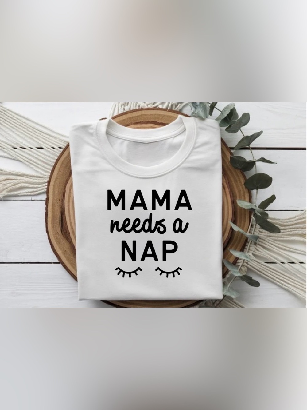 Mama Needs A Nap Tee | Funny Mom Shirt | Tired Mama Graphic Tee